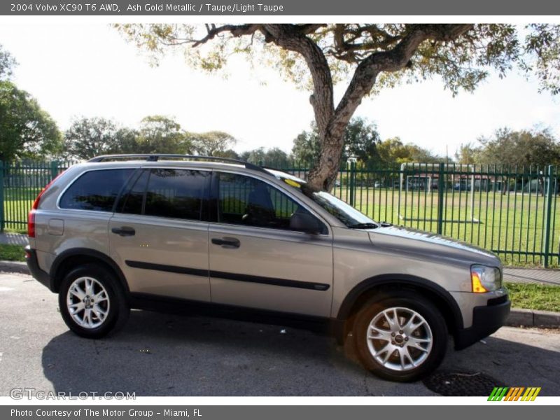Ash Gold Metallic / Taupe/Light Taupe 2004 Volvo XC90 T6 AWD