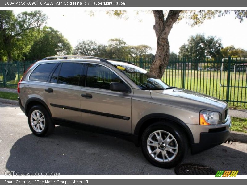 Ash Gold Metallic / Taupe/Light Taupe 2004 Volvo XC90 T6 AWD