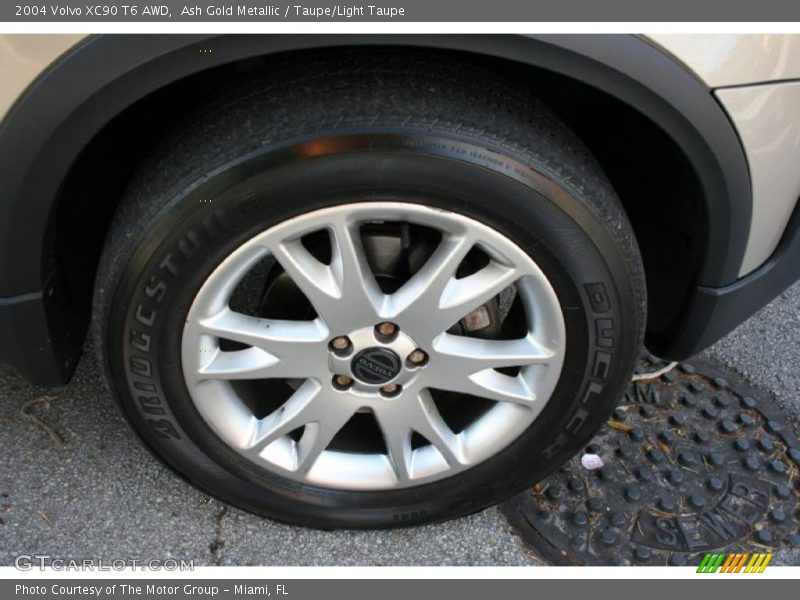 Ash Gold Metallic / Taupe/Light Taupe 2004 Volvo XC90 T6 AWD