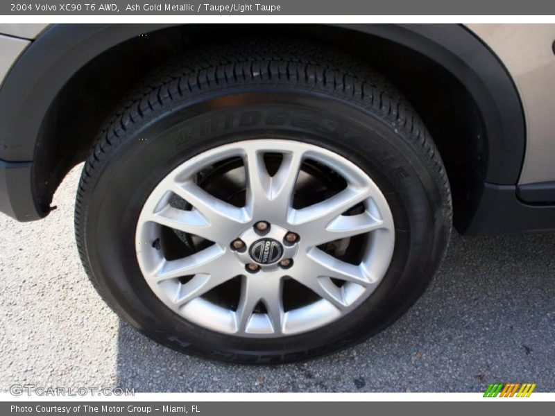 Ash Gold Metallic / Taupe/Light Taupe 2004 Volvo XC90 T6 AWD