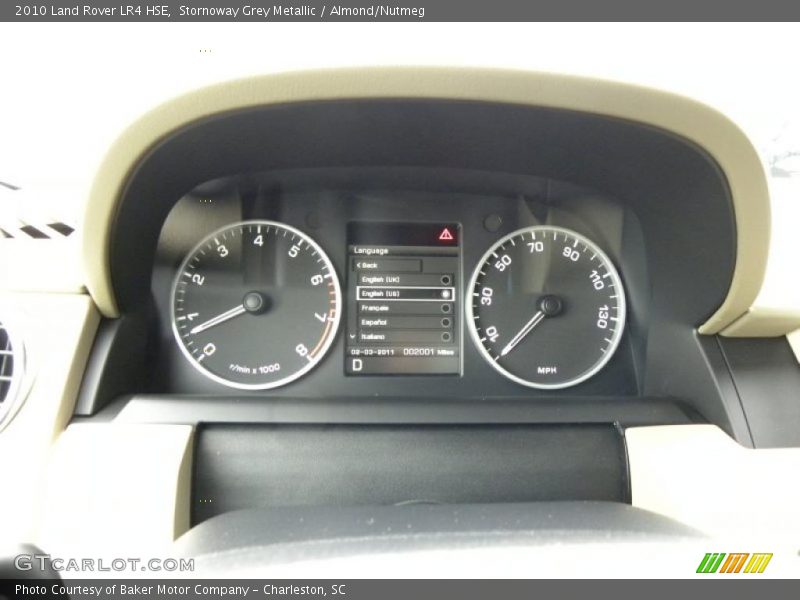  2010 LR4 HSE HSE Gauges
