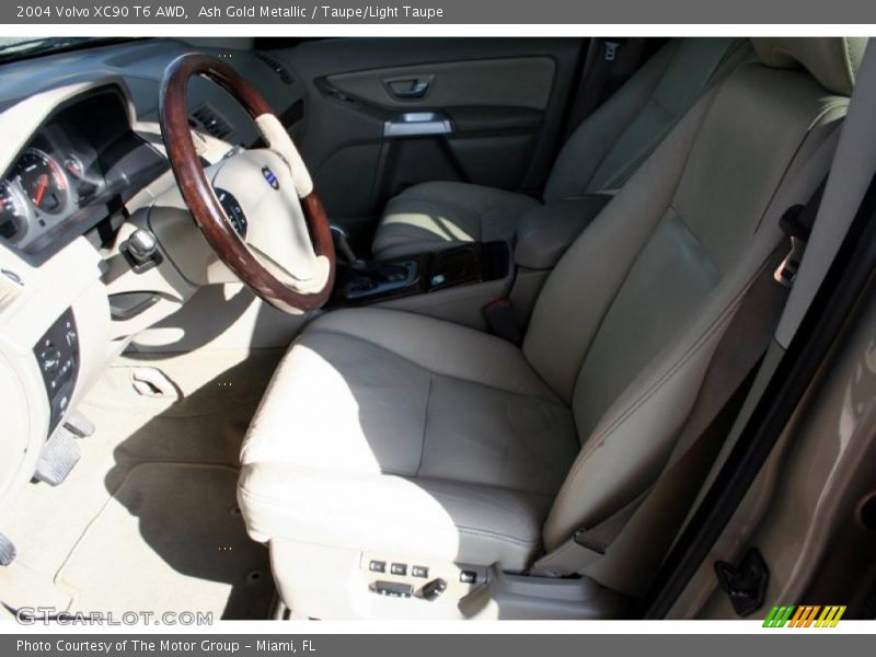 Ash Gold Metallic / Taupe/Light Taupe 2004 Volvo XC90 T6 AWD