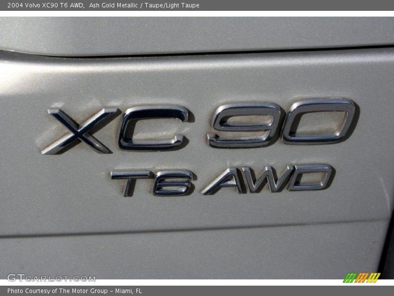 Ash Gold Metallic / Taupe/Light Taupe 2004 Volvo XC90 T6 AWD