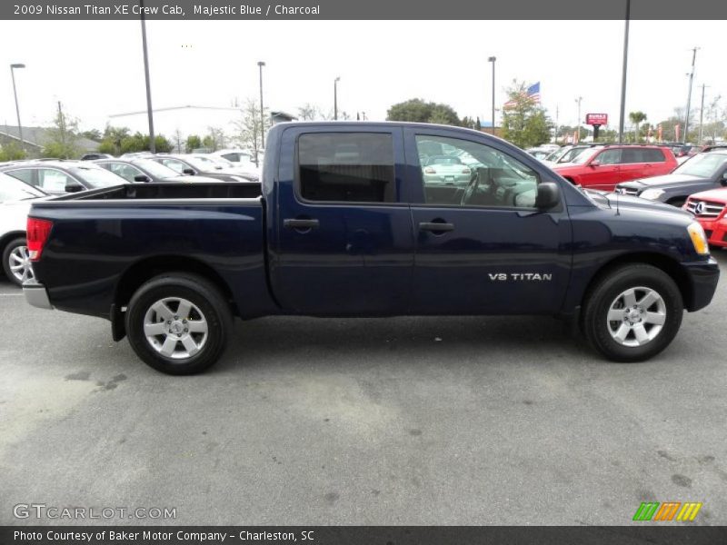 Majestic Blue / Charcoal 2009 Nissan Titan XE Crew Cab