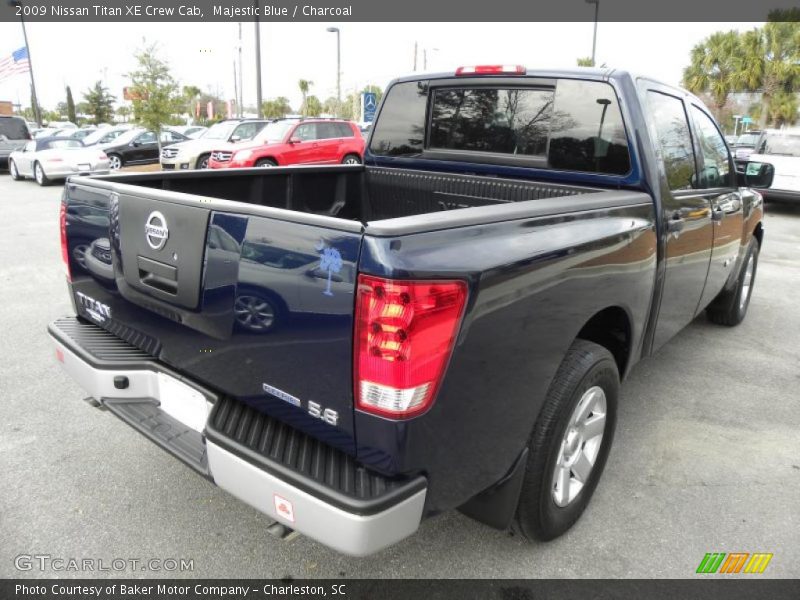 Majestic Blue / Charcoal 2009 Nissan Titan XE Crew Cab