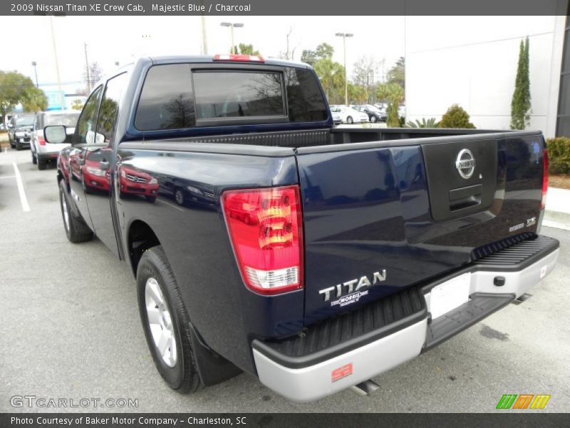 Majestic Blue / Charcoal 2009 Nissan Titan XE Crew Cab