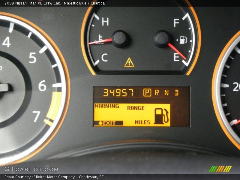 Majestic Blue / Charcoal 2009 Nissan Titan XE Crew Cab