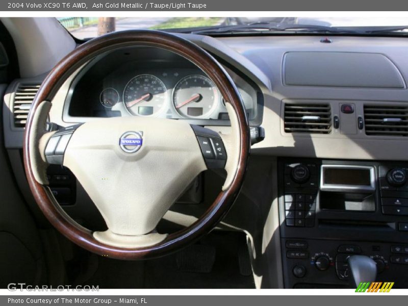 Ash Gold Metallic / Taupe/Light Taupe 2004 Volvo XC90 T6 AWD