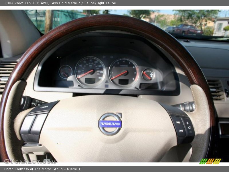 Ash Gold Metallic / Taupe/Light Taupe 2004 Volvo XC90 T6 AWD