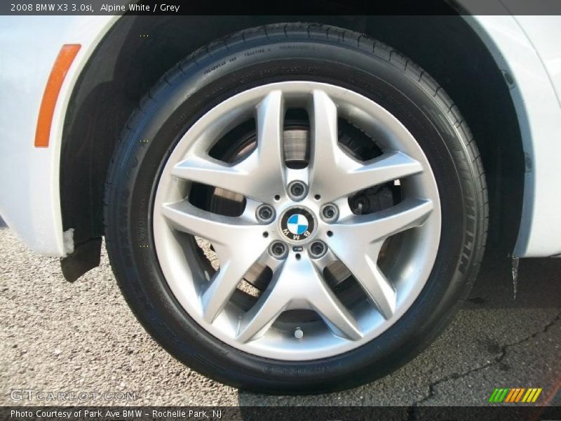 Alpine White / Grey 2008 BMW X3 3.0si