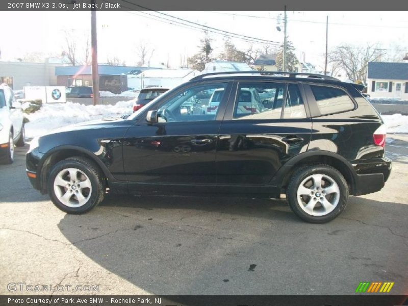 Jet Black / Black 2007 BMW X3 3.0si