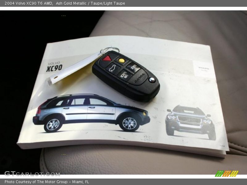 Ash Gold Metallic / Taupe/Light Taupe 2004 Volvo XC90 T6 AWD