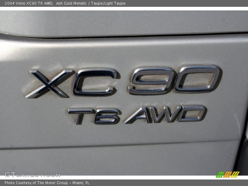 Ash Gold Metallic / Taupe/Light Taupe 2004 Volvo XC90 T6 AWD
