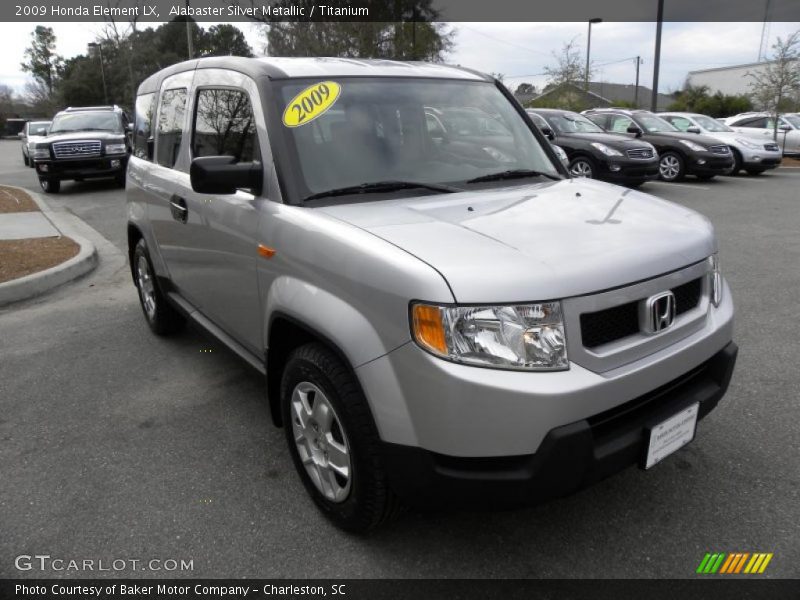 Alabaster Silver Metallic / Titanium 2009 Honda Element LX