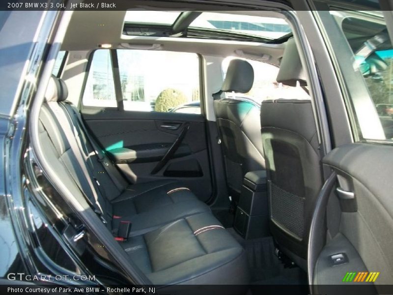 Jet Black / Black 2007 BMW X3 3.0si