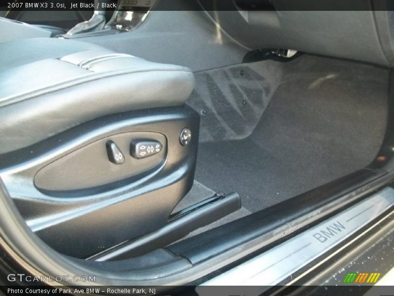 Jet Black / Black 2007 BMW X3 3.0si