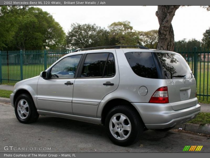 Brilliant Silver Metallic / Ash 2002 Mercedes-Benz ML 320 4Matic