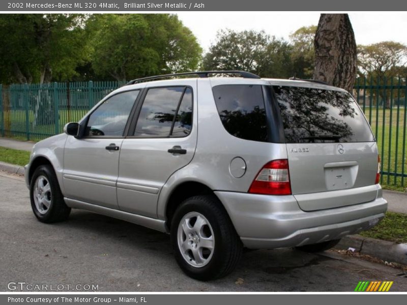 Brilliant Silver Metallic / Ash 2002 Mercedes-Benz ML 320 4Matic