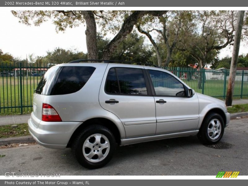 Brilliant Silver Metallic / Ash 2002 Mercedes-Benz ML 320 4Matic