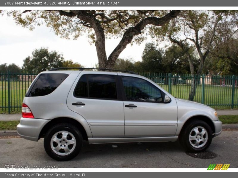 Brilliant Silver Metallic / Ash 2002 Mercedes-Benz ML 320 4Matic