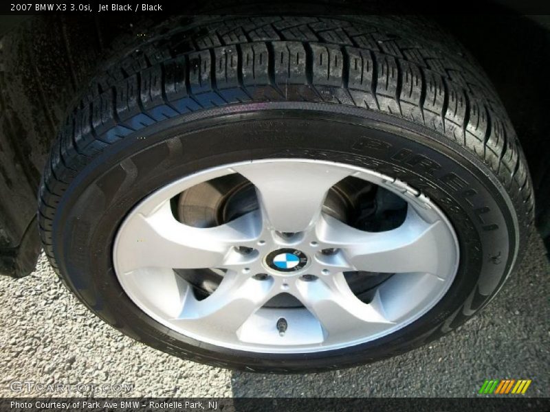 Jet Black / Black 2007 BMW X3 3.0si