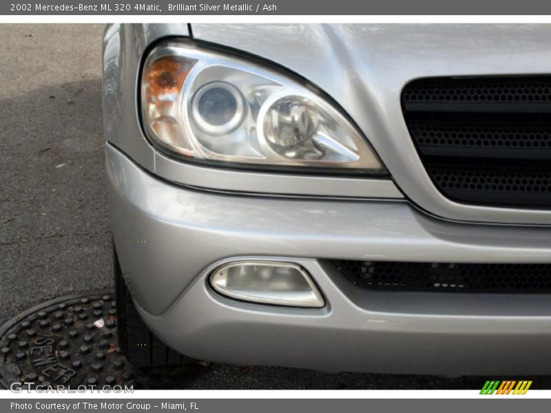 Brilliant Silver Metallic / Ash 2002 Mercedes-Benz ML 320 4Matic