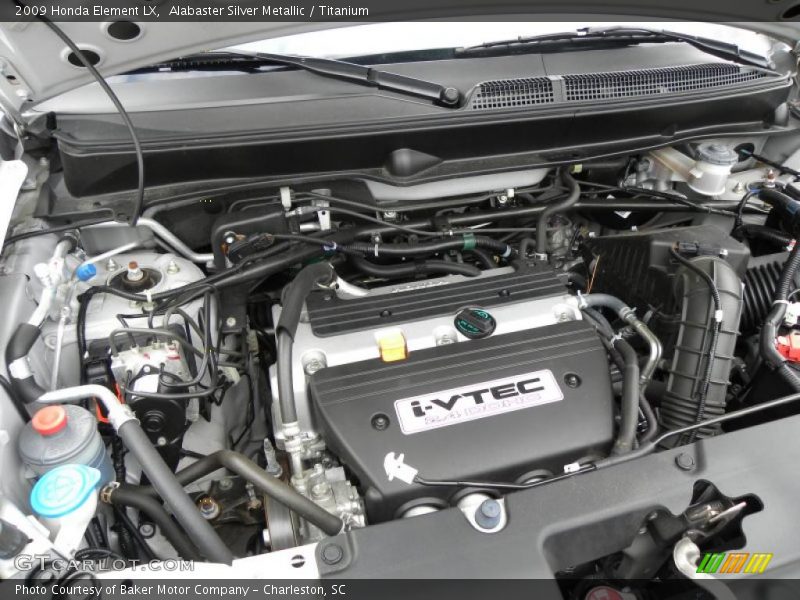  2009 Element LX Engine - 2.4 Liter DOHC 16-Valve i-VTEC 4 Cylinder