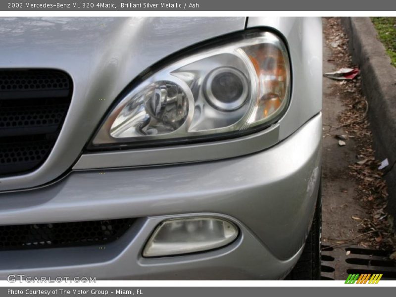 Brilliant Silver Metallic / Ash 2002 Mercedes-Benz ML 320 4Matic