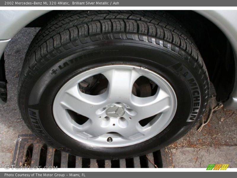 Brilliant Silver Metallic / Ash 2002 Mercedes-Benz ML 320 4Matic
