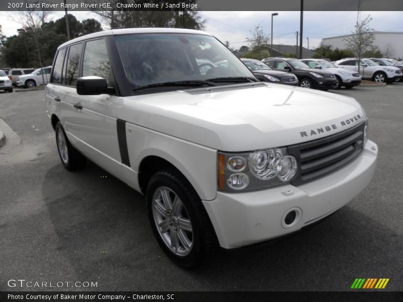 Chawton White / Sand Beige 2007 Land Rover Range Rover HSE