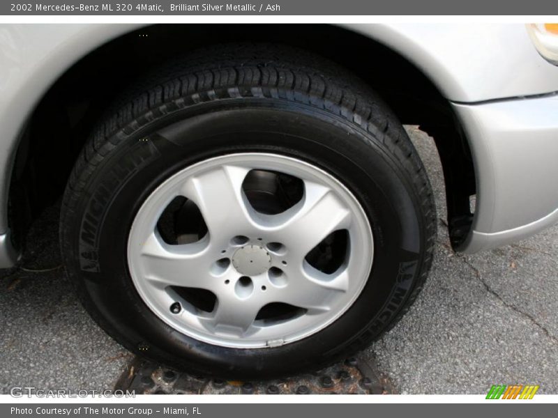 Brilliant Silver Metallic / Ash 2002 Mercedes-Benz ML 320 4Matic