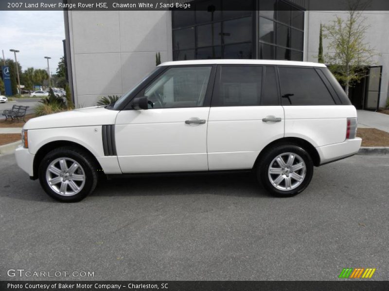 Chawton White / Sand Beige 2007 Land Rover Range Rover HSE