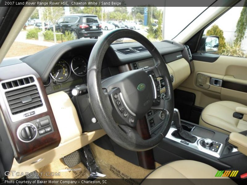 Chawton White / Sand Beige 2007 Land Rover Range Rover HSE