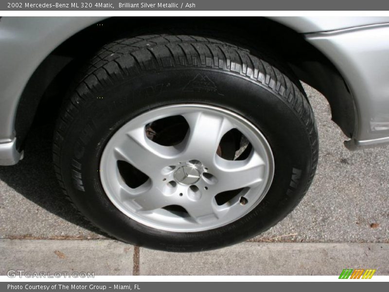 Brilliant Silver Metallic / Ash 2002 Mercedes-Benz ML 320 4Matic