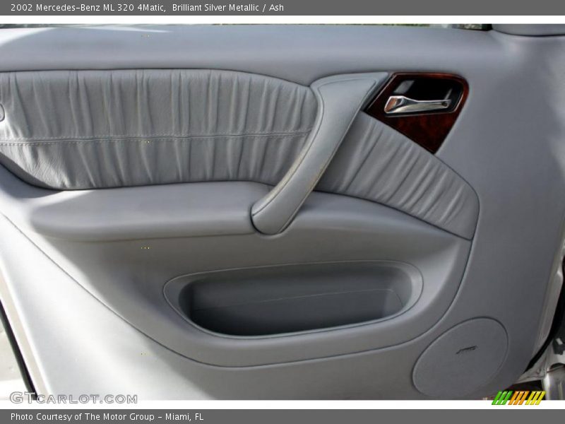 Brilliant Silver Metallic / Ash 2002 Mercedes-Benz ML 320 4Matic