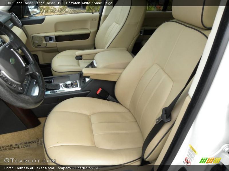Chawton White / Sand Beige 2007 Land Rover Range Rover HSE