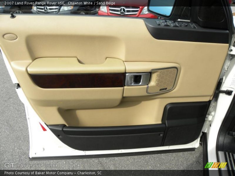 Chawton White / Sand Beige 2007 Land Rover Range Rover HSE
