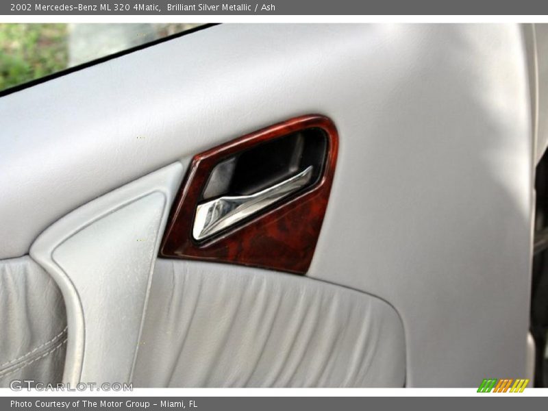 Brilliant Silver Metallic / Ash 2002 Mercedes-Benz ML 320 4Matic