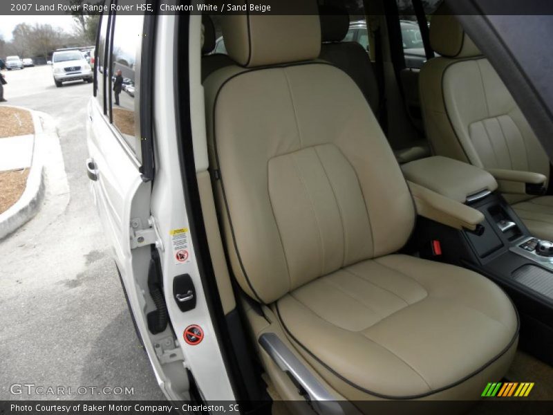 Chawton White / Sand Beige 2007 Land Rover Range Rover HSE