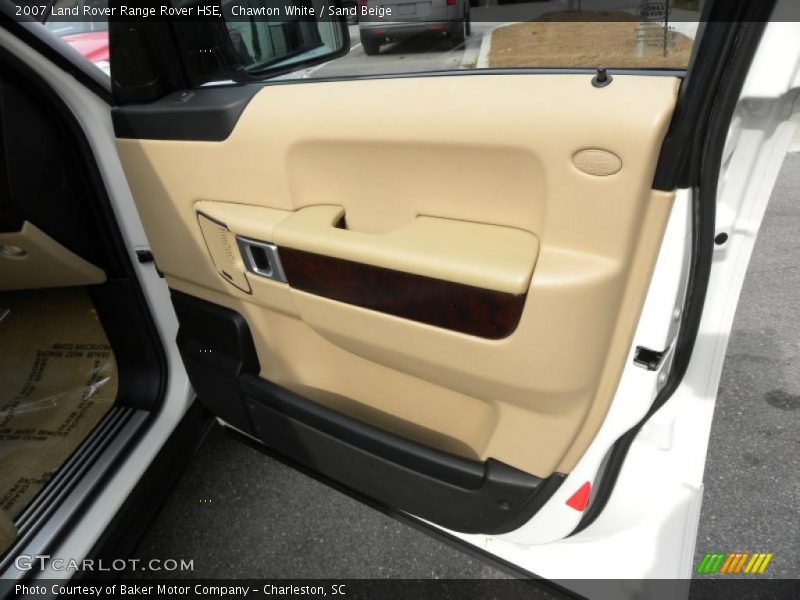 Chawton White / Sand Beige 2007 Land Rover Range Rover HSE