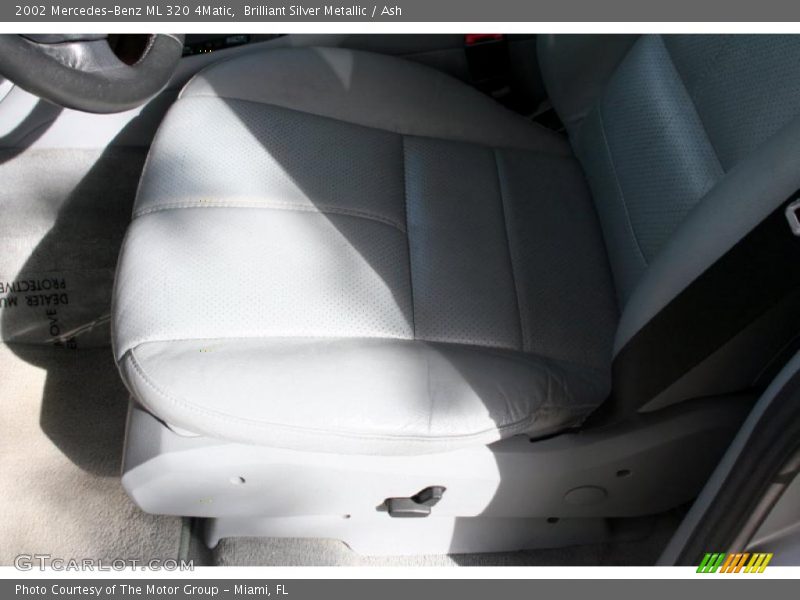 Brilliant Silver Metallic / Ash 2002 Mercedes-Benz ML 320 4Matic