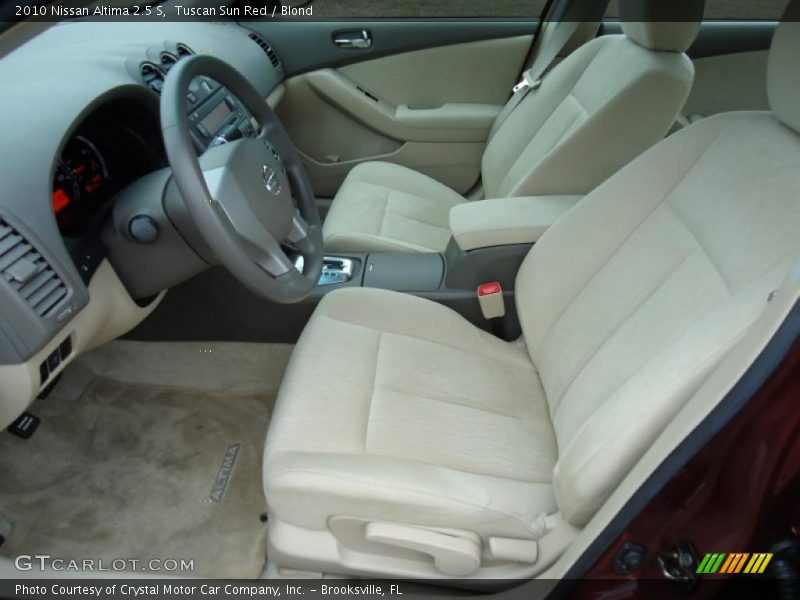 Tuscan Sun Red / Blond 2010 Nissan Altima 2.5 S
