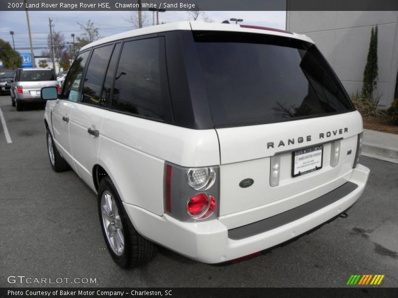 Chawton White / Sand Beige 2007 Land Rover Range Rover HSE