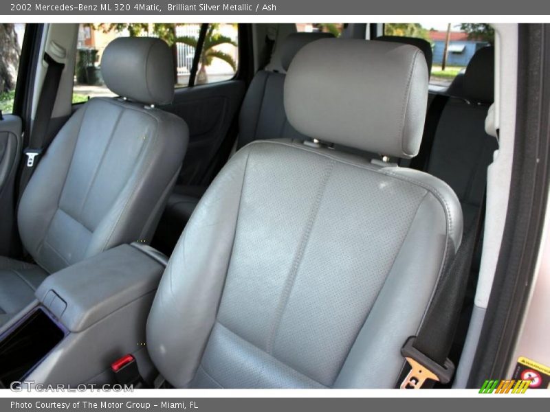 Brilliant Silver Metallic / Ash 2002 Mercedes-Benz ML 320 4Matic