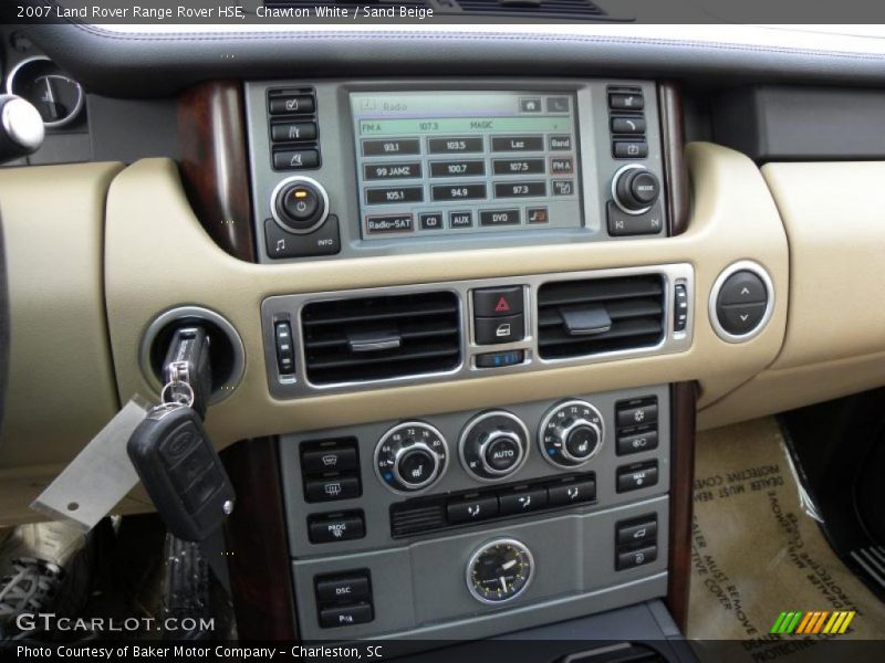 Chawton White / Sand Beige 2007 Land Rover Range Rover HSE