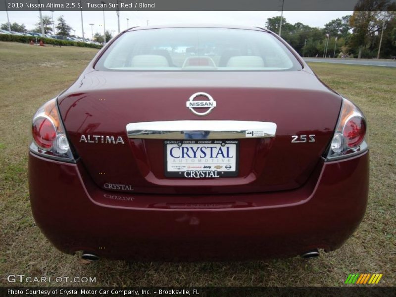 Tuscan Sun Red / Blond 2010 Nissan Altima 2.5 S