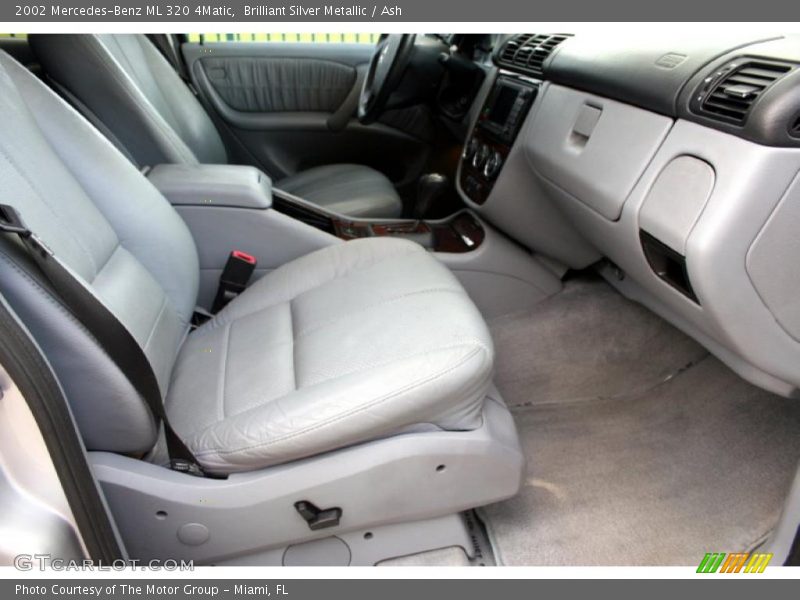 Brilliant Silver Metallic / Ash 2002 Mercedes-Benz ML 320 4Matic