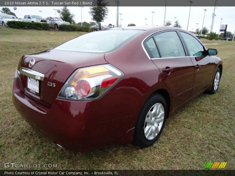 Tuscan Sun Red / Blond 2010 Nissan Altima 2.5 S