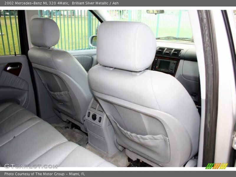 Brilliant Silver Metallic / Ash 2002 Mercedes-Benz ML 320 4Matic