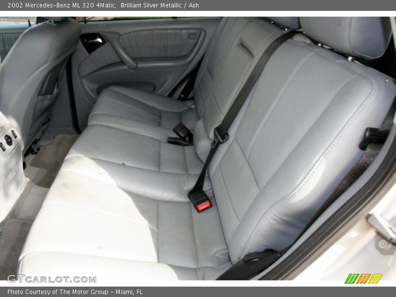 Brilliant Silver Metallic / Ash 2002 Mercedes-Benz ML 320 4Matic